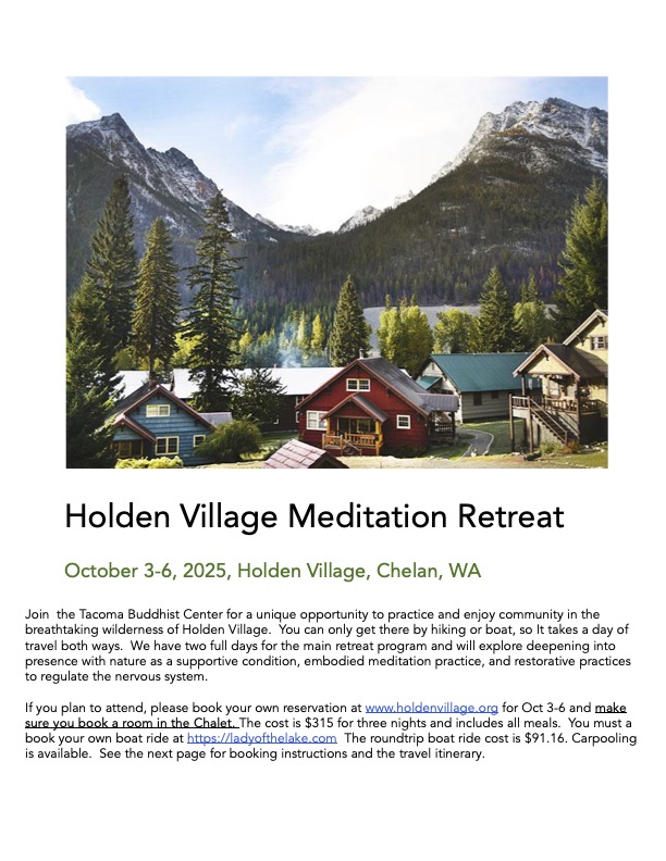Holden Village Retreat